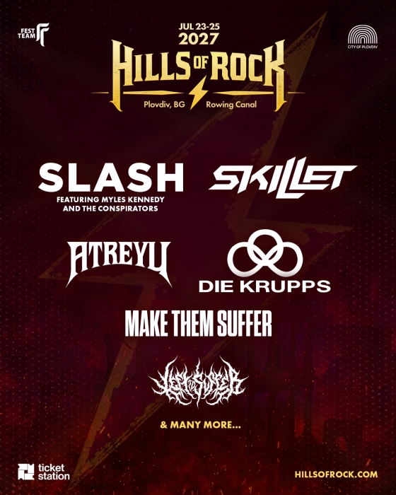 Hills Of Rock обявява първите шест имена за 2027