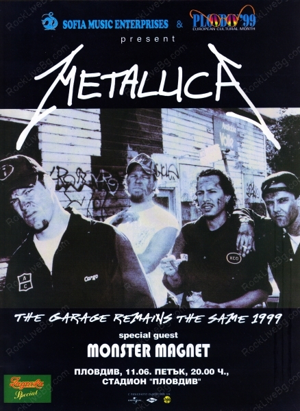 METALLICA, MONSTER MAGNET
