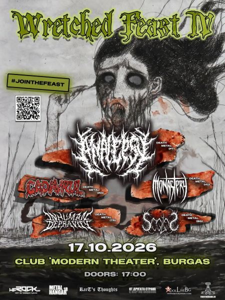 Wretched Feast 4 - ANALEPSY, MONASTERY, CADAVRUL, INHUMAN DEPRAVITY
